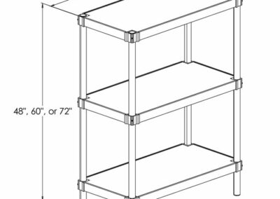 Complete Shelving Unit illustration