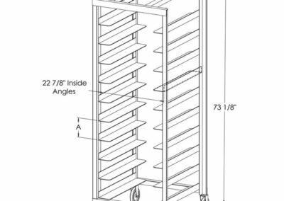 Oval Tray Rack illustration