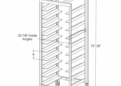 Oval Tray Rack illustration