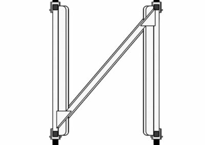 Z Nesting Rack top view